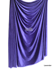 Smooth Stretch Span Velvet Fabric Q559 Lavender