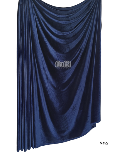 Smooth Stretch Span Velvet Fabric Q559