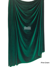 Smooth Stretch Span Velvet Fabric Q559 Pine Green