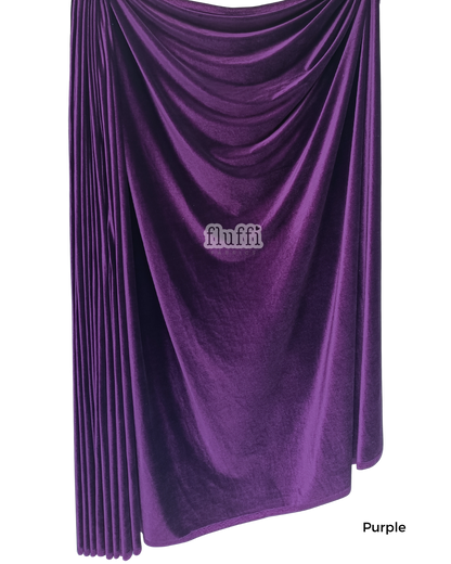 Smooth Stretch Span Velvet Fabric Q559
