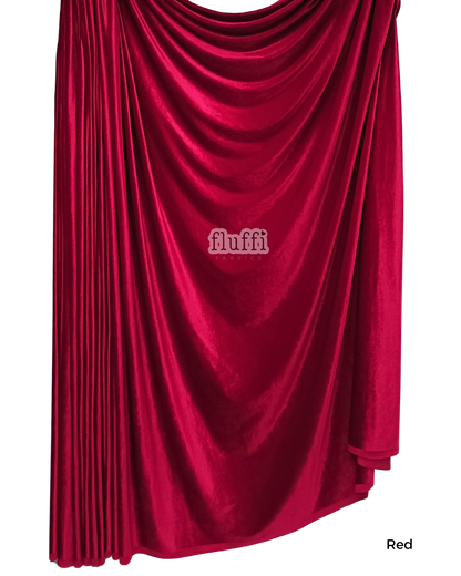 Smooth Stretch Span Velvet Fabric Q559